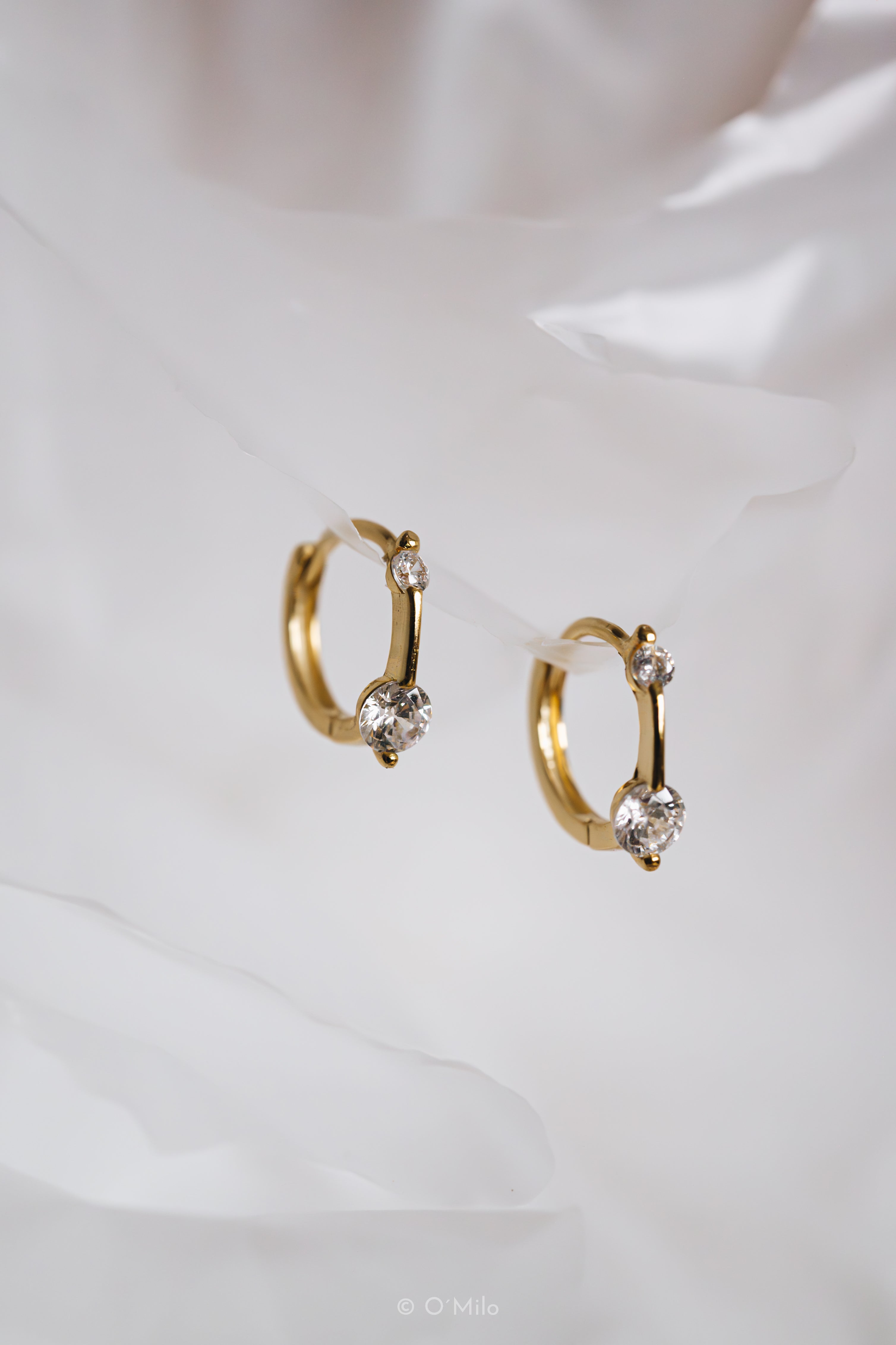 Twin Crystal Huggies. Evi