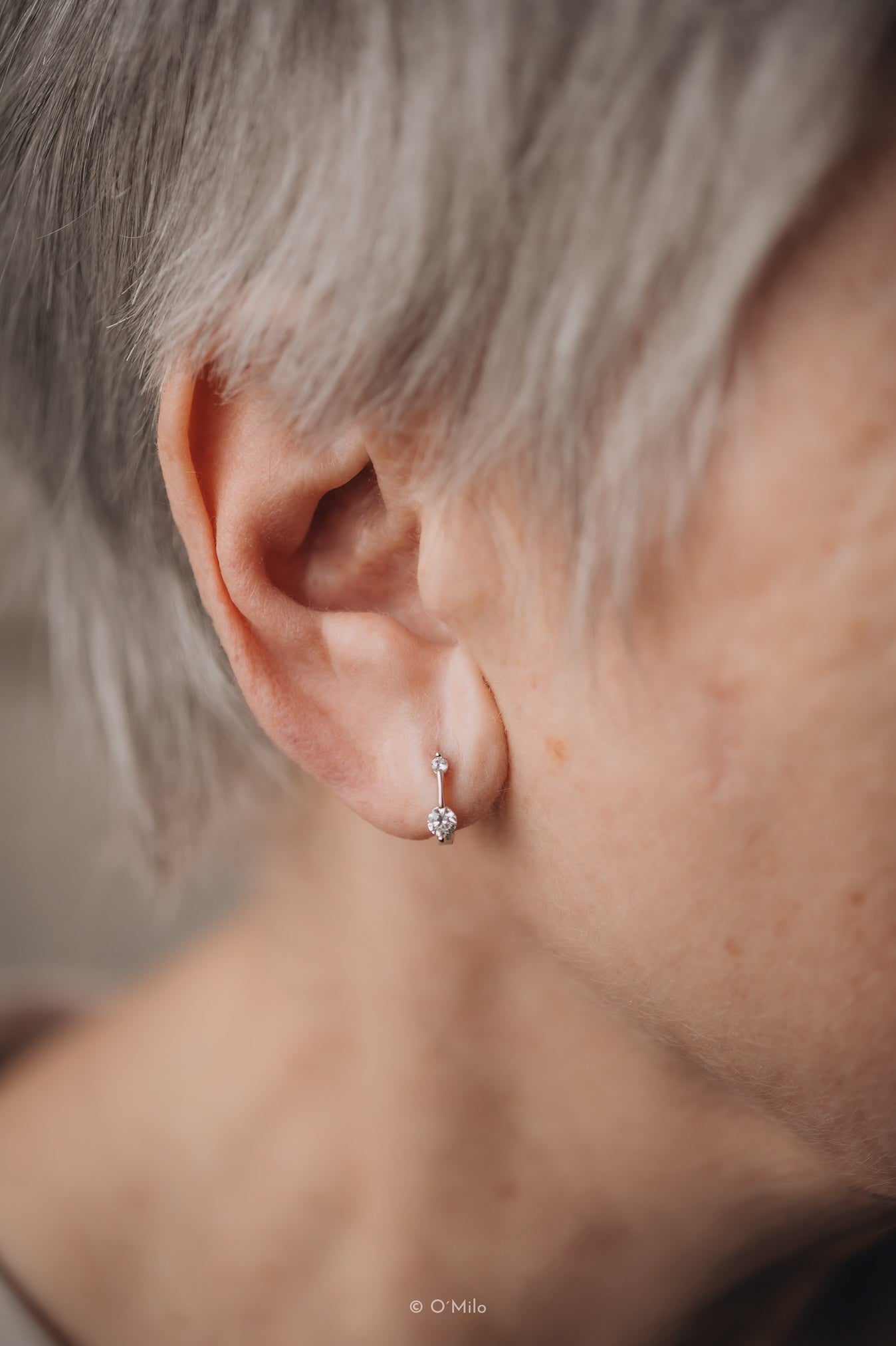 Twin Crystal Huggies. Evi