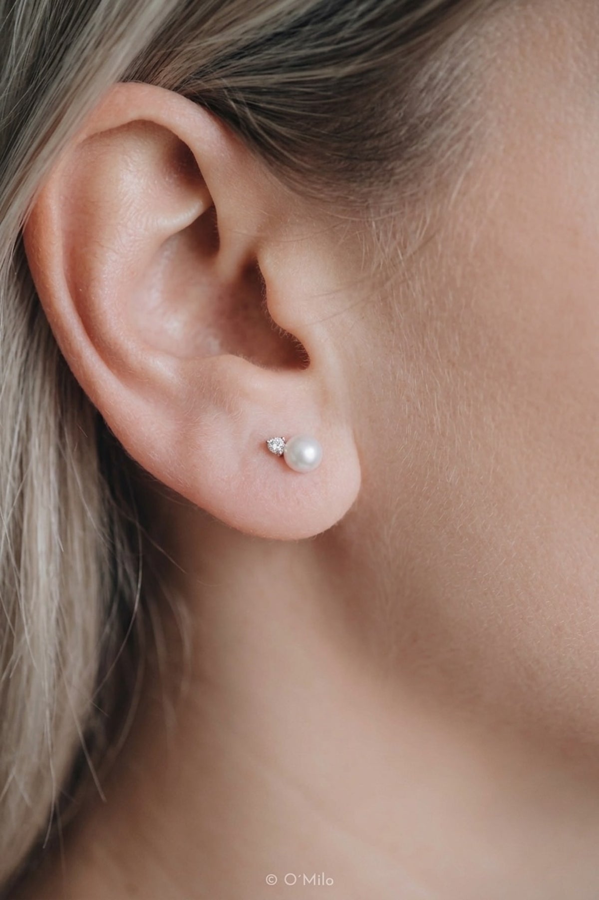 Pearl Dew Studs. Ivy