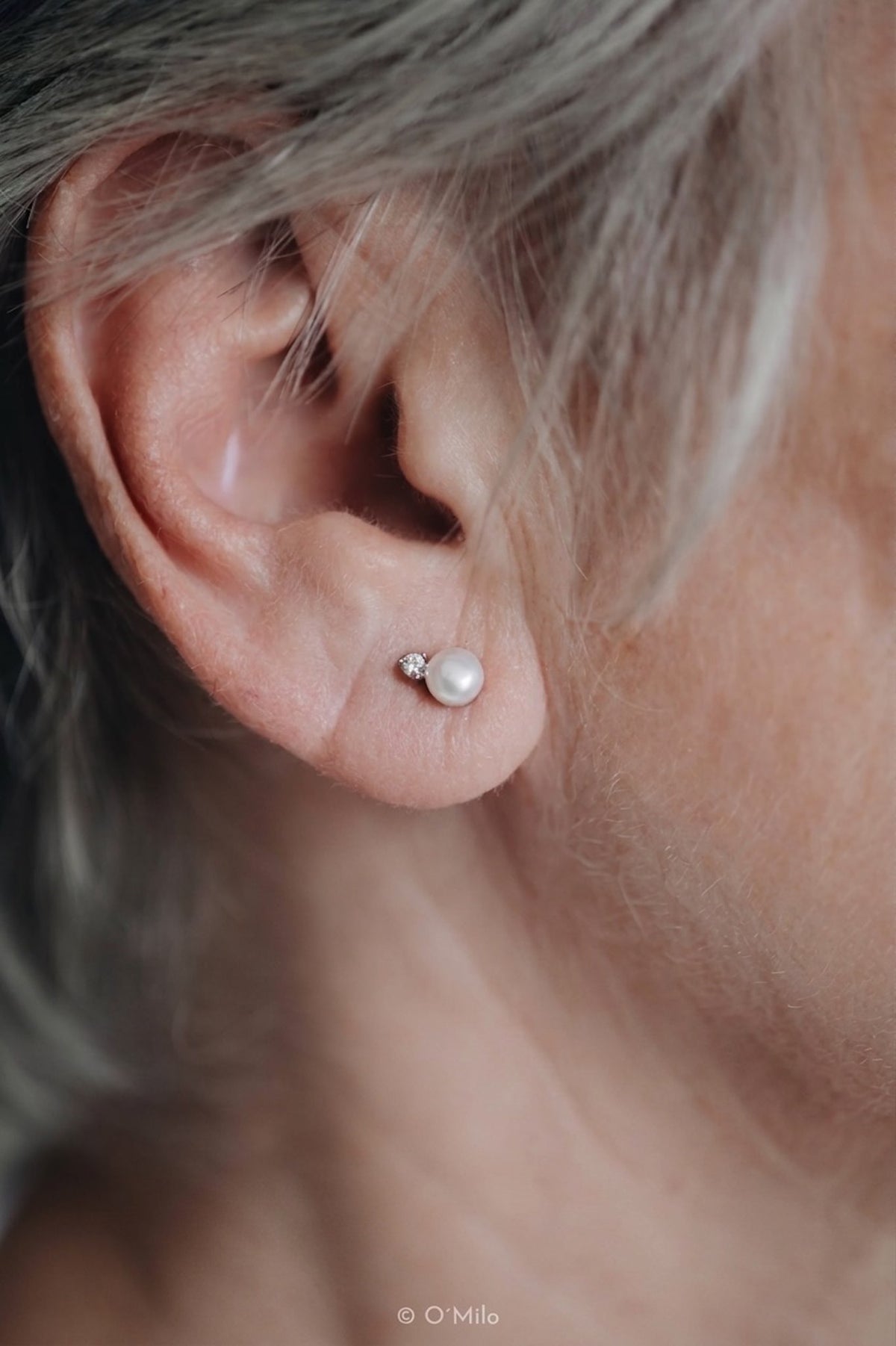 Pearl Dew Studs. Ivy