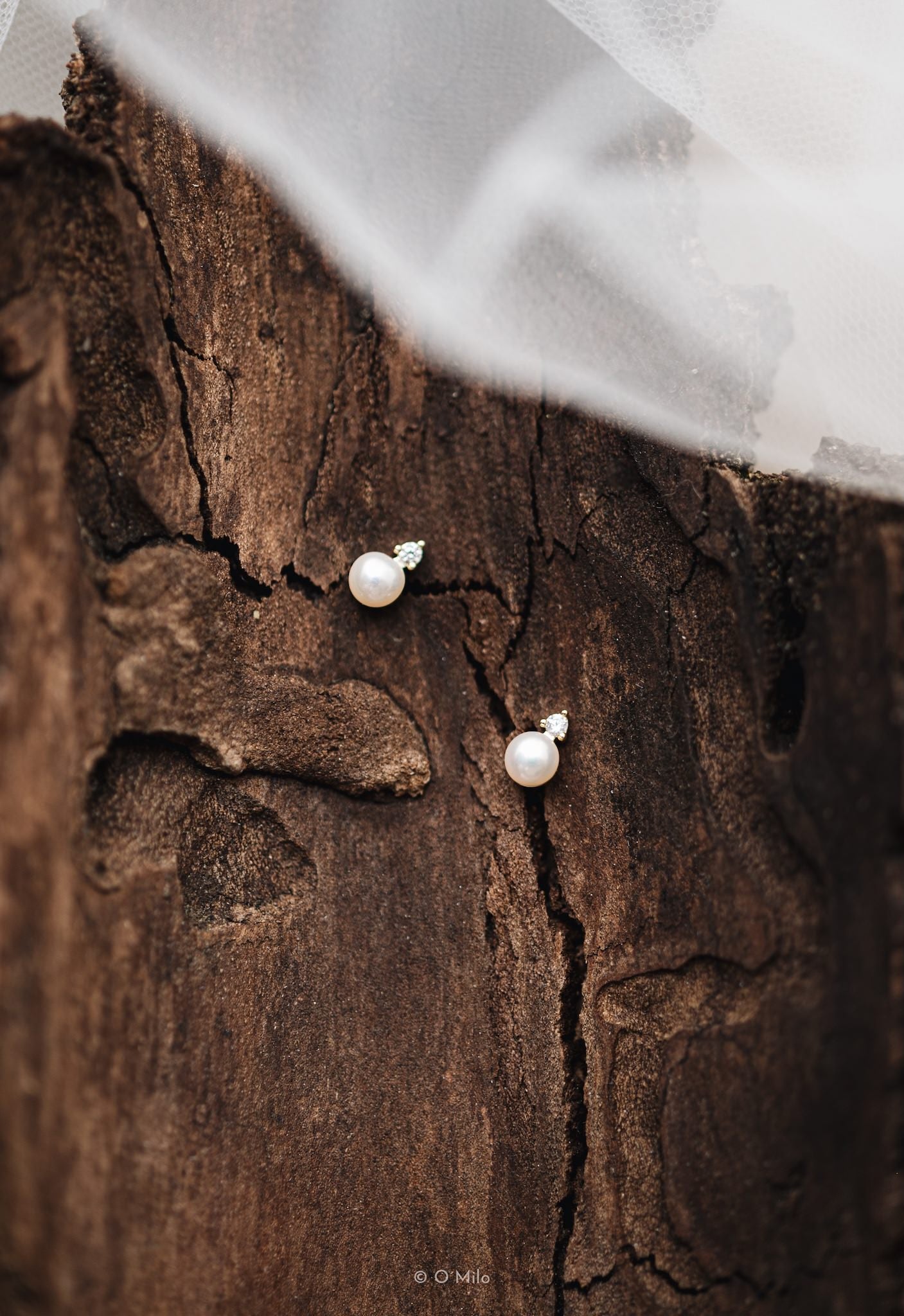 Pearl Dew Studs. Ivy