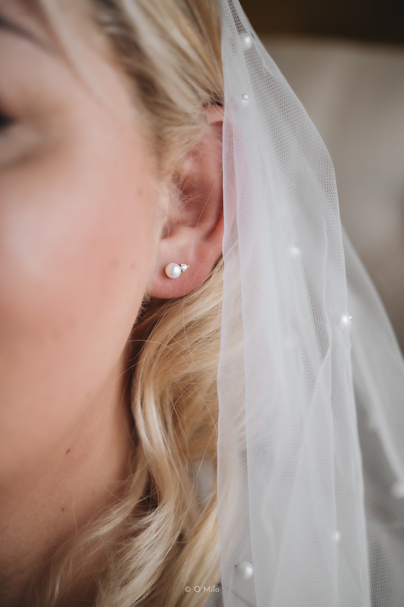 Pearl Dew Studs. Ivy