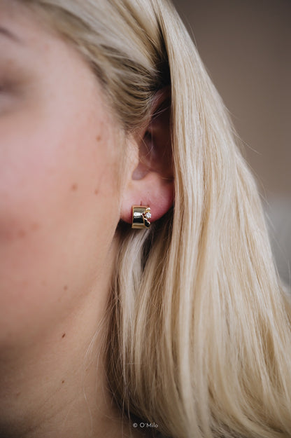 Golden Petal Hoops. Muse