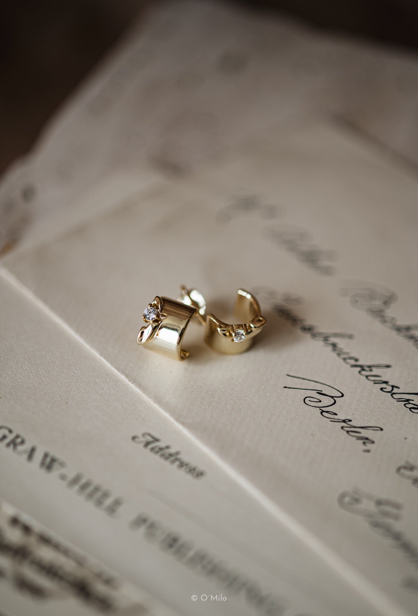 Golden Petal Hoops. Muse