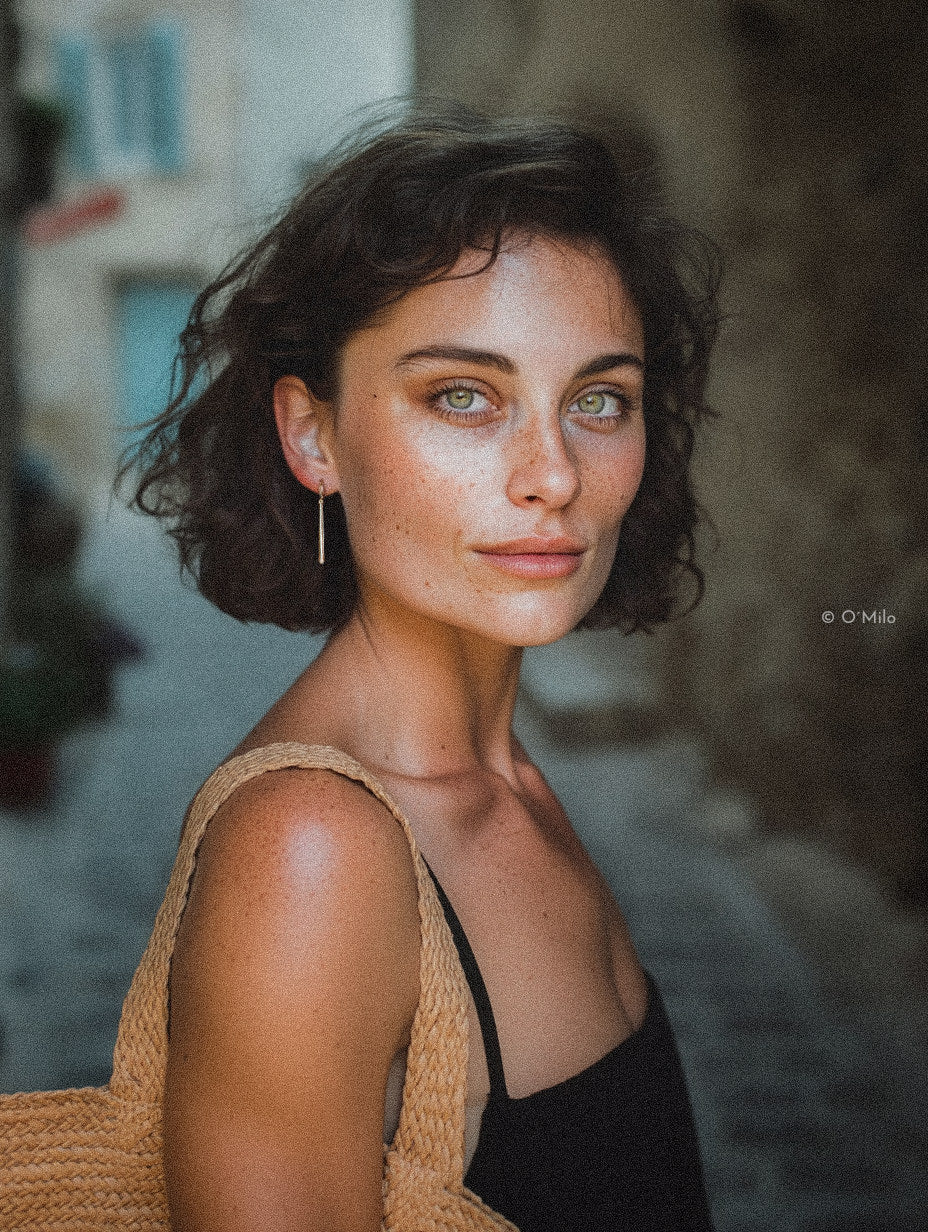Golden Pendulum Earrings. Vela